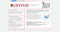 Desktop Screenshot of gryfon.pl